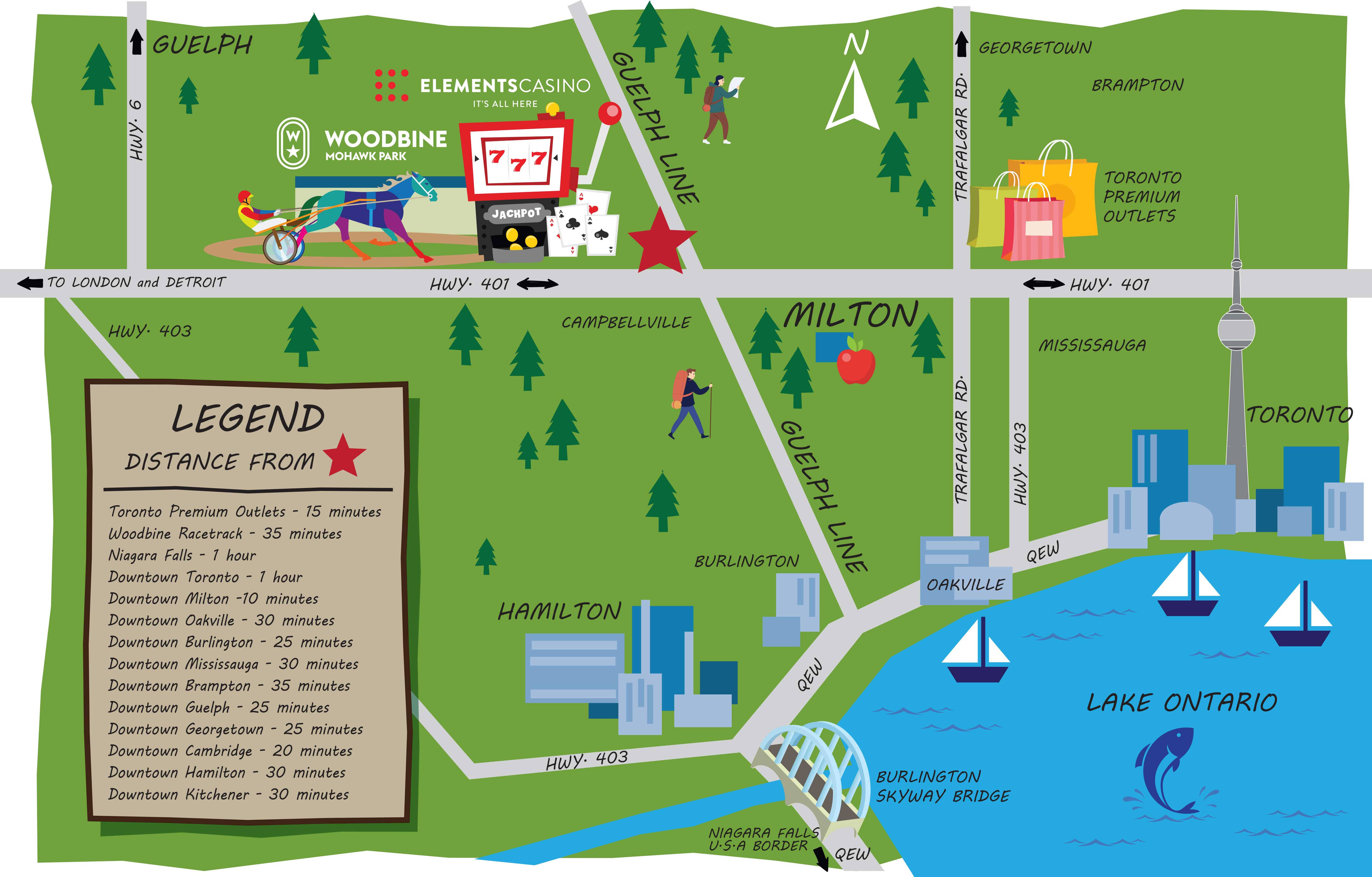 Woodbine Mohawk Park Map