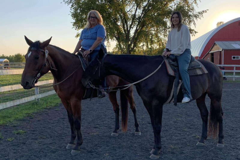 Lisa with Kevin (Frightful Watch) and her daughter with Wes (Weatherly)
